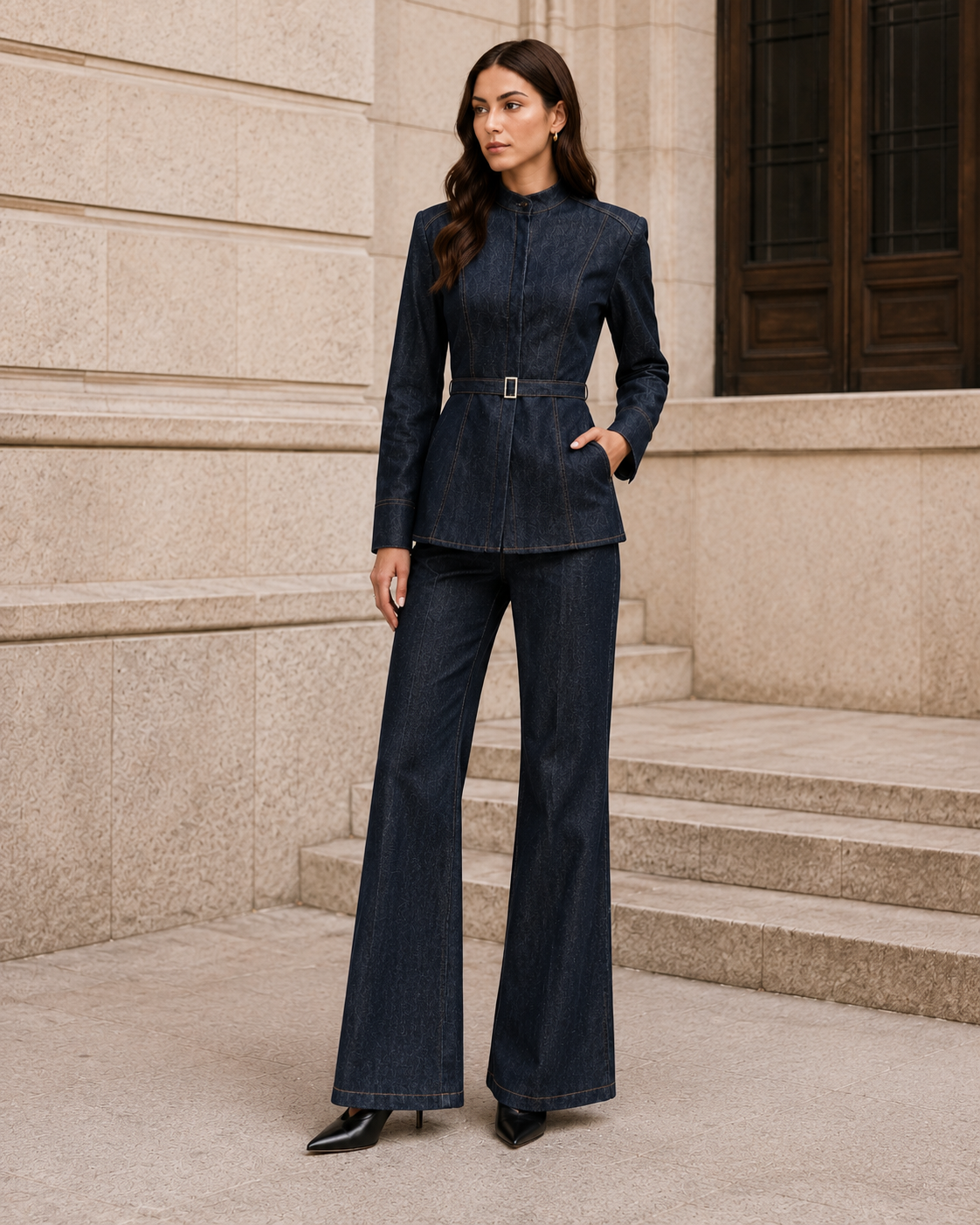 Subtle Flared Leg, Longer-Looking Lines
