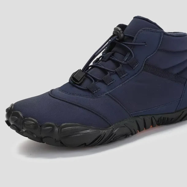 Color: Dark Blue | Detail view of winter boots