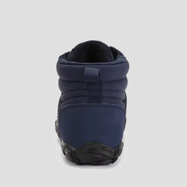 Color: Dark Blue | Heel view of winter boots