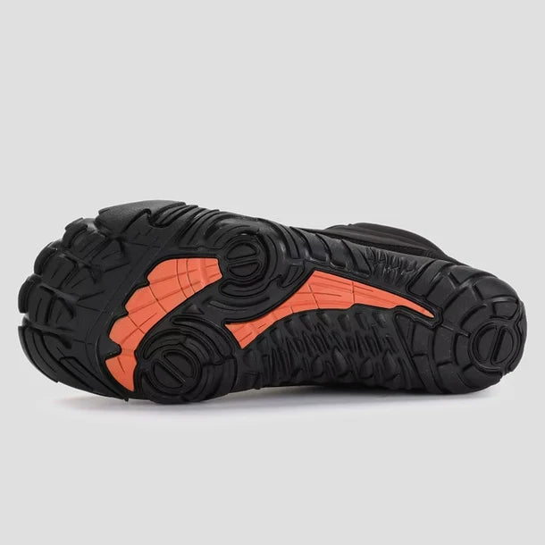 Color: Dark Blue | Sole view of winter boots