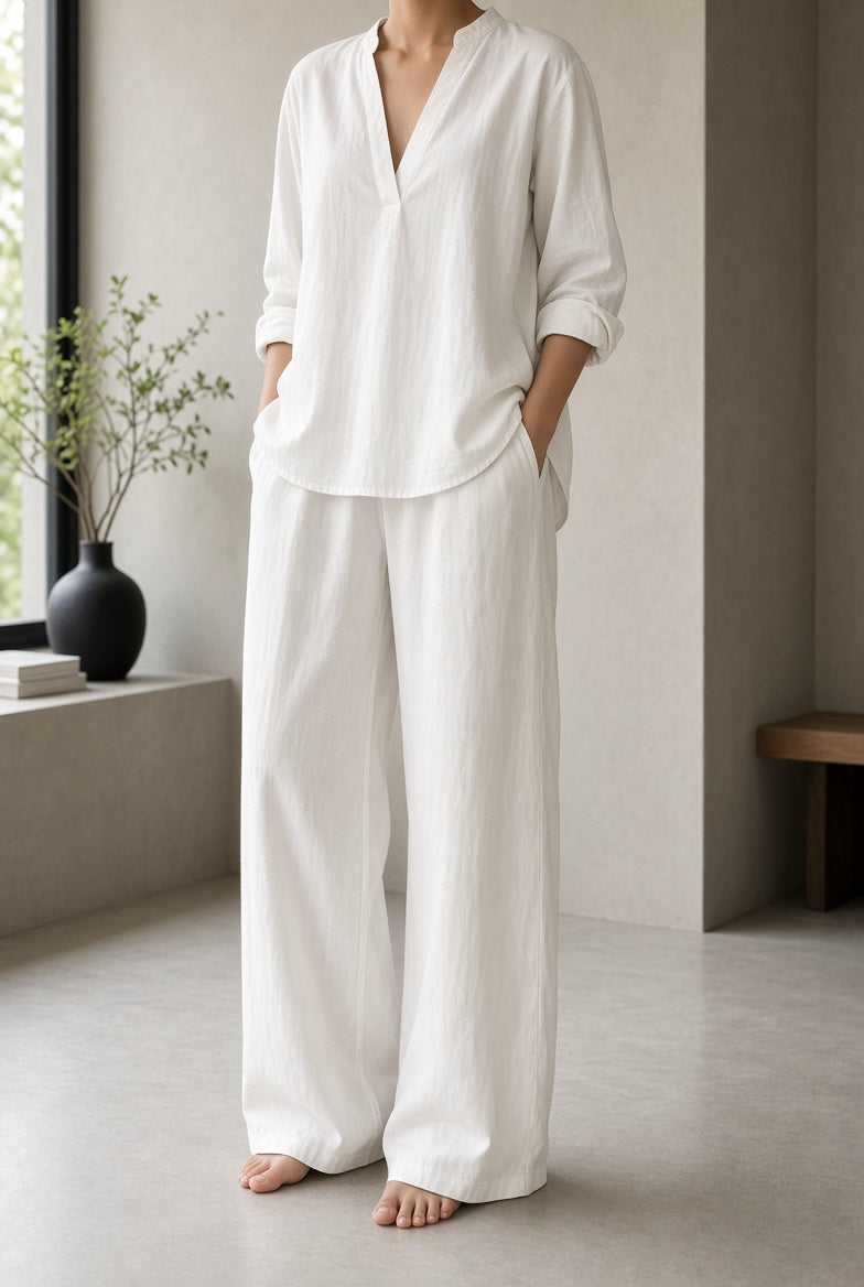 Relaxed V-Neck Silhouette